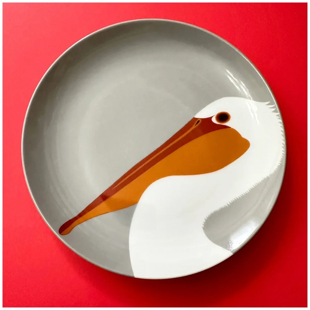 1977 Fitz and Floyd Birds of a Feather three plate set - Picture 4 of 7